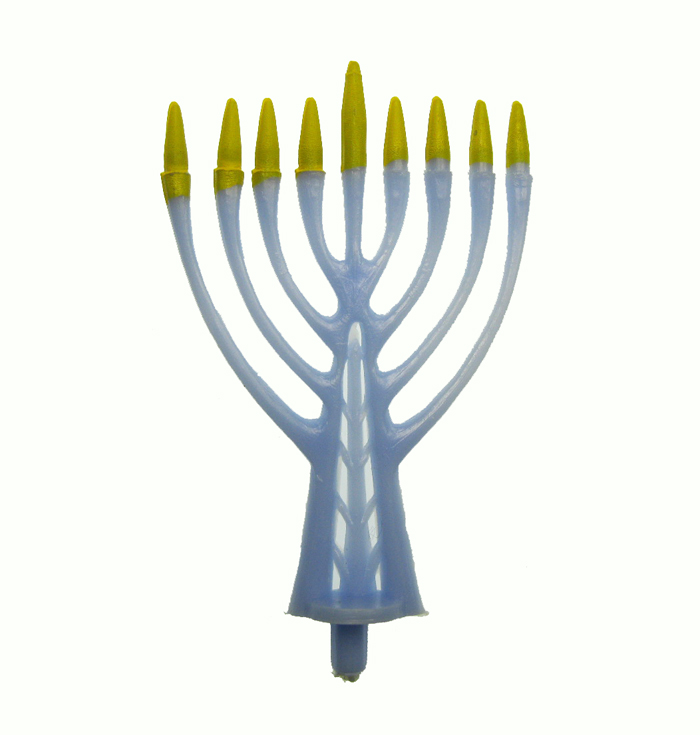 Menorah Vintage Pick Toppers (2) - Click Image to Close