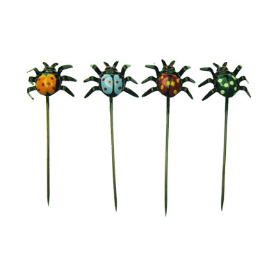 Enamel Spider Vintage Stick Pins (3) - Click Image to Close