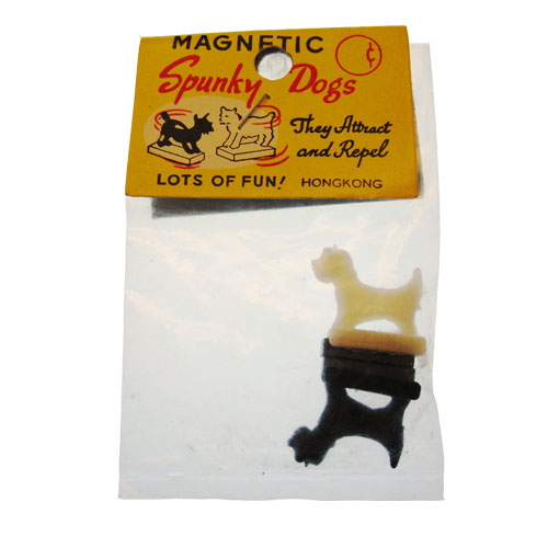 Magnetic Dogs SPUNKY SCOTTIES Vintage Novelty Toy - Click Image to Close
