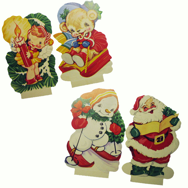 Mini Vintage Christmas Die-cut Decoration (1) - Click Image to Close
