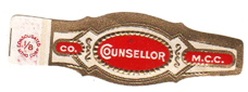 COUNSELLOR Vintage Cigar Bands (12) - Click Image to Close