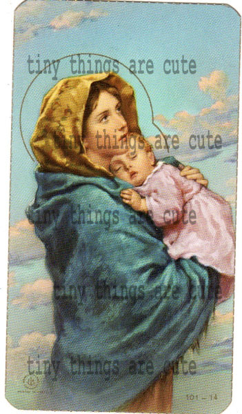 Italian Vintage Holy Card (1) - Click Image to Close