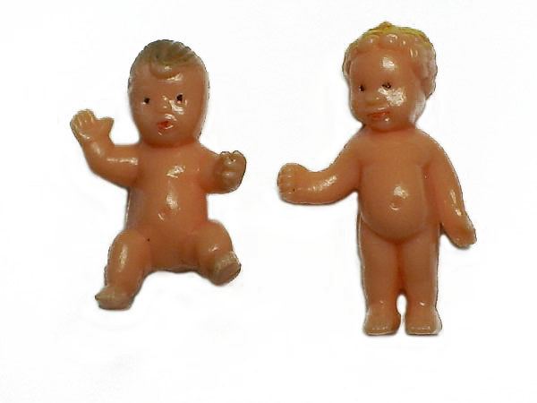 BABIES ONLY! Baby and Toddler Plastic Miniatures (6) - Click Image to Close