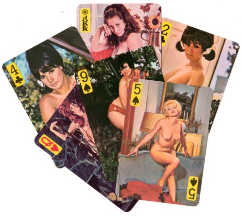Nudie Beauties Vintage Playing Cards (4) - Click Image to Close